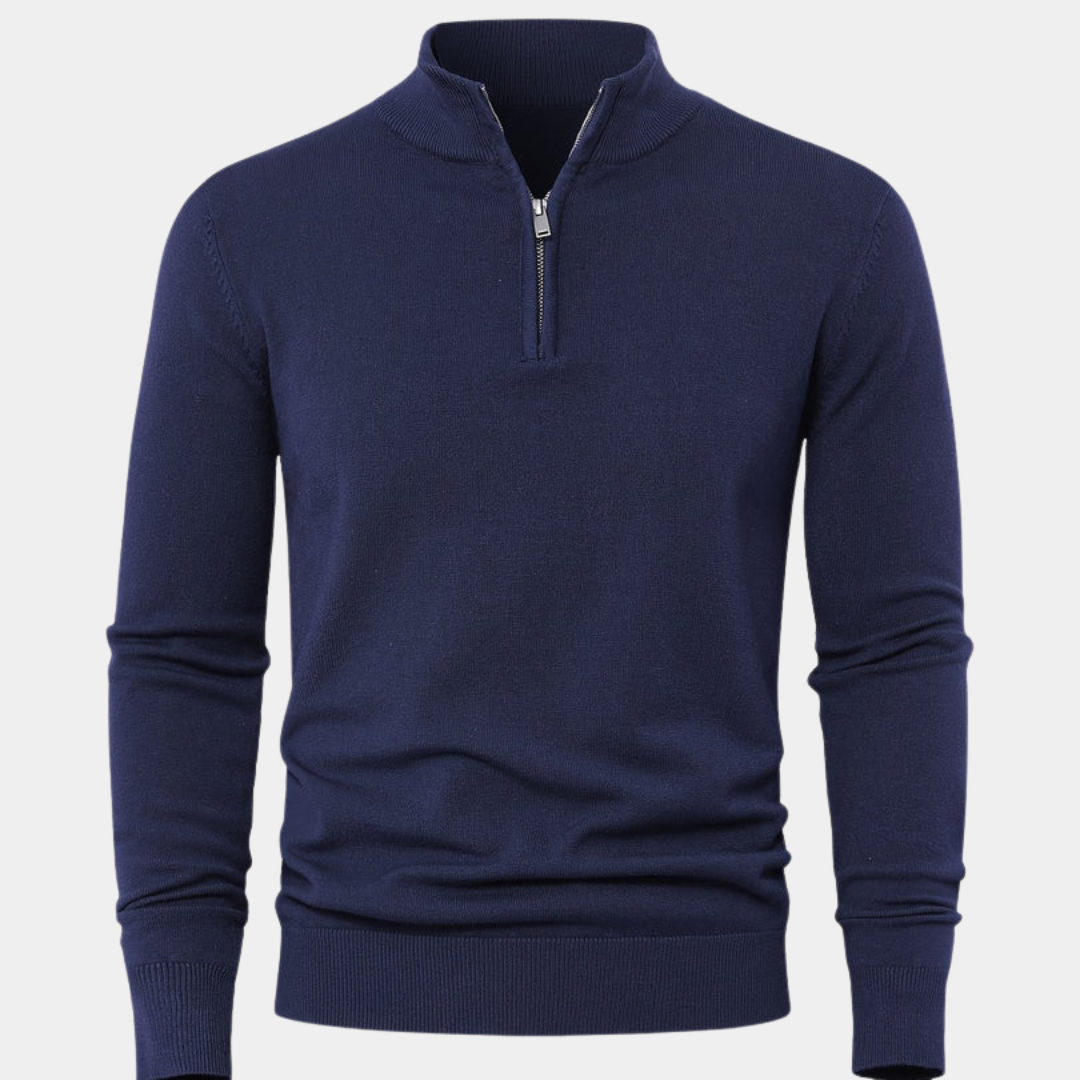 Everett | Quarter-Zip Knit Sweater