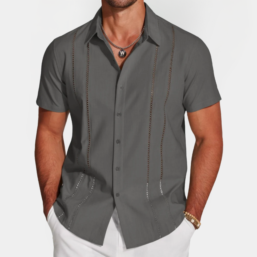 Dorian | Open Collar Summer Shirt