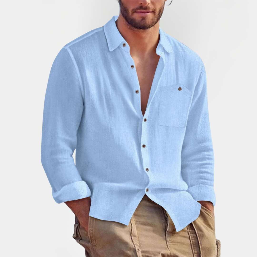 Caleb | Linen Blend Shirt