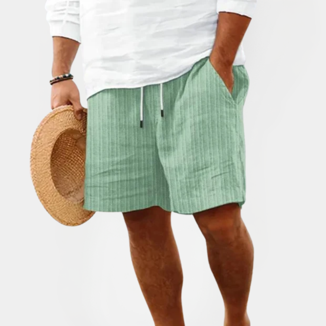 Silas | Striped Drawstring Shorts