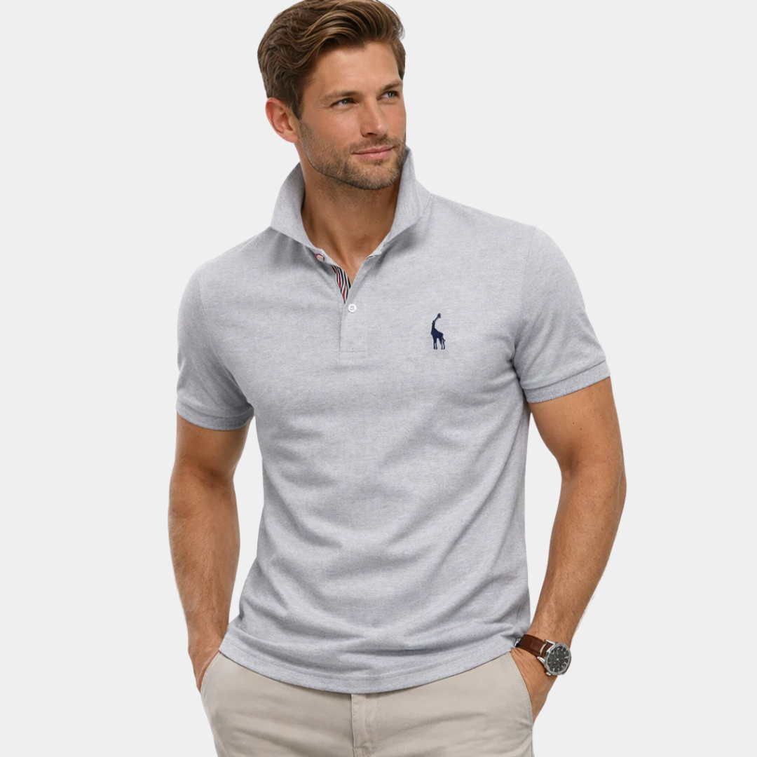 Hudson | Tipped Collar Polo Shirt