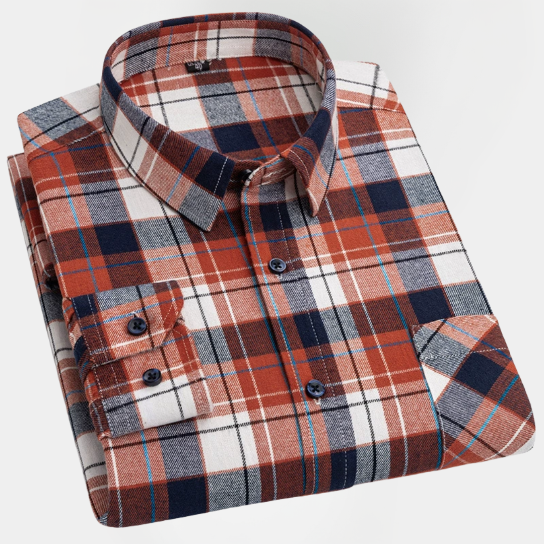 Roland | Checked Cotton Overshirt