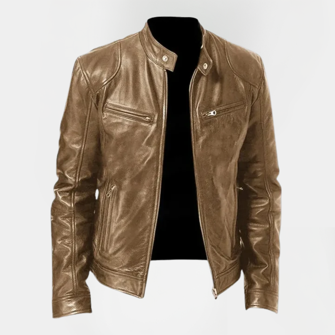 Vincent | PU Leather Biker Jacket