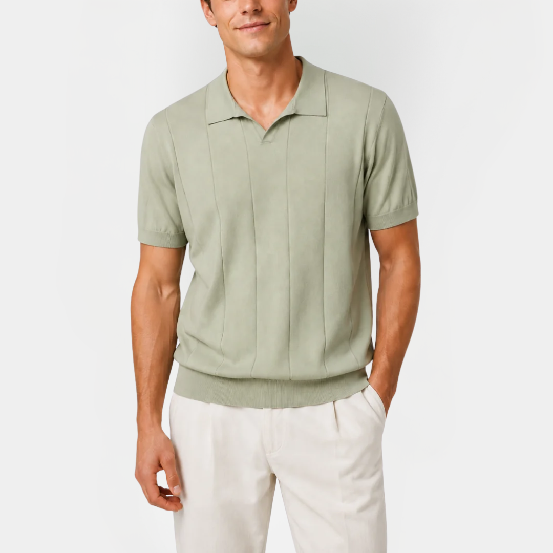 Sterling | Buttonless Polo Shirt