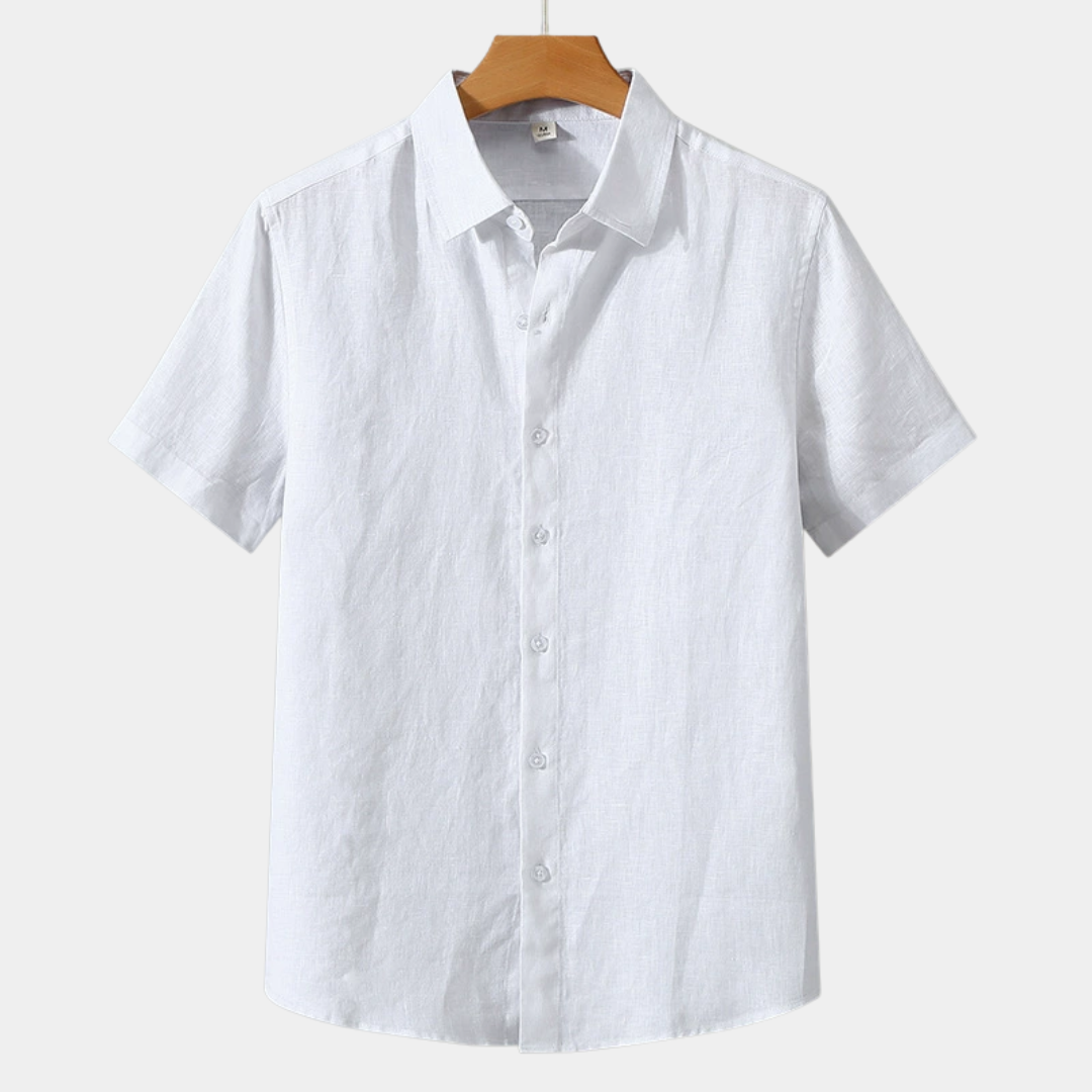 Finn | Classic Linen Short Sleeve Shirt