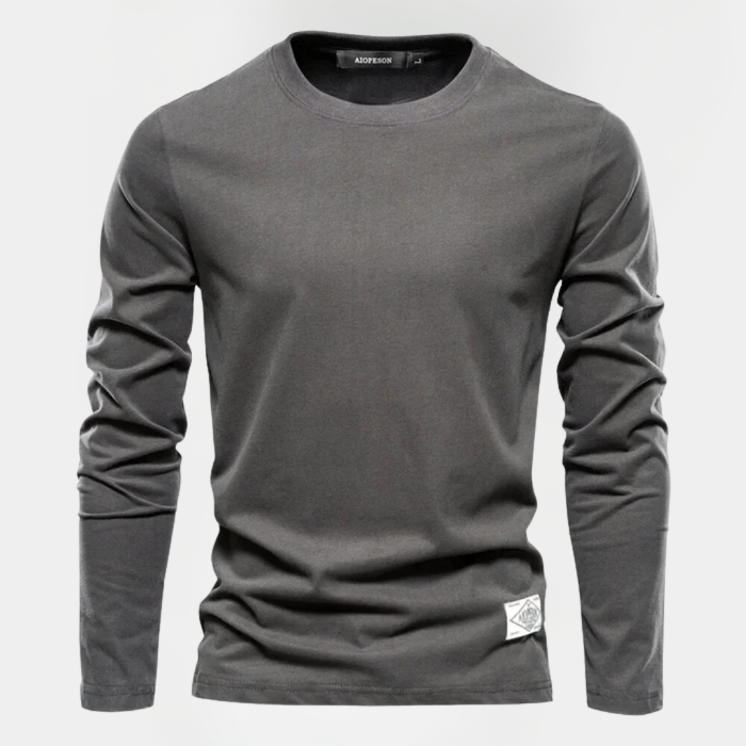 Aiden | Cotton Long Sleeve Shirt