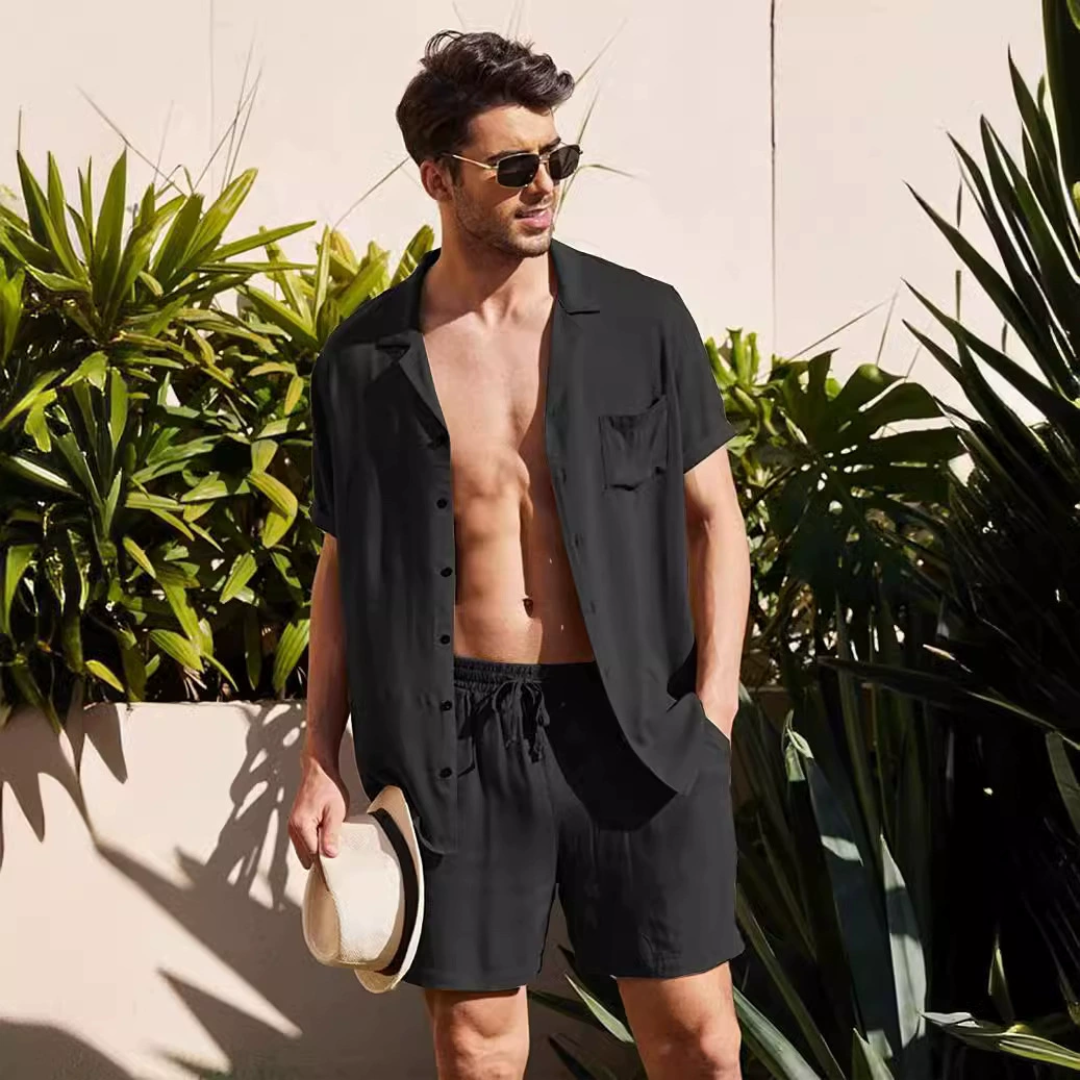Cole | Cotton Linen Summer Set