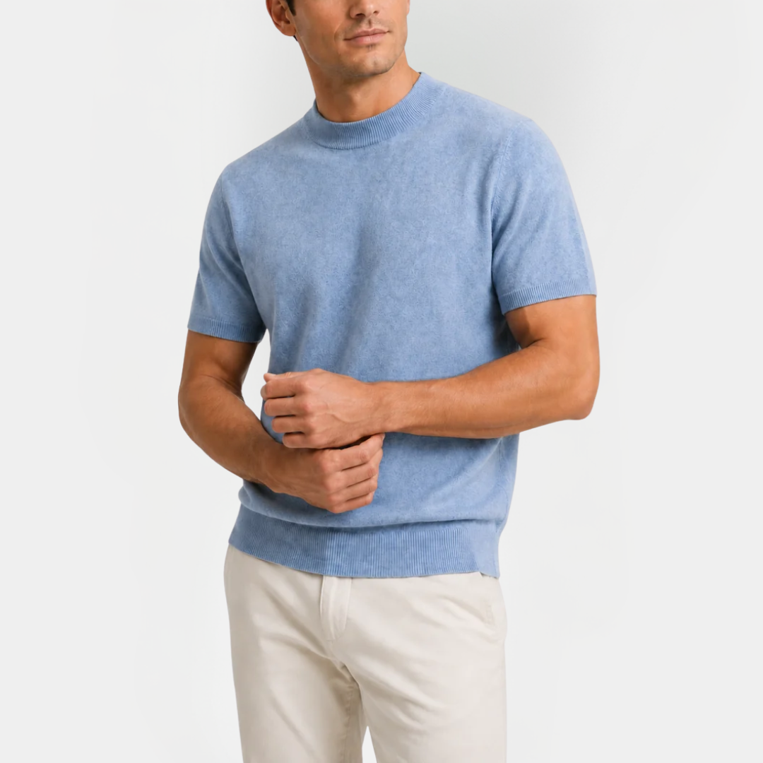 Frederick | Mock Neck T-Shirt