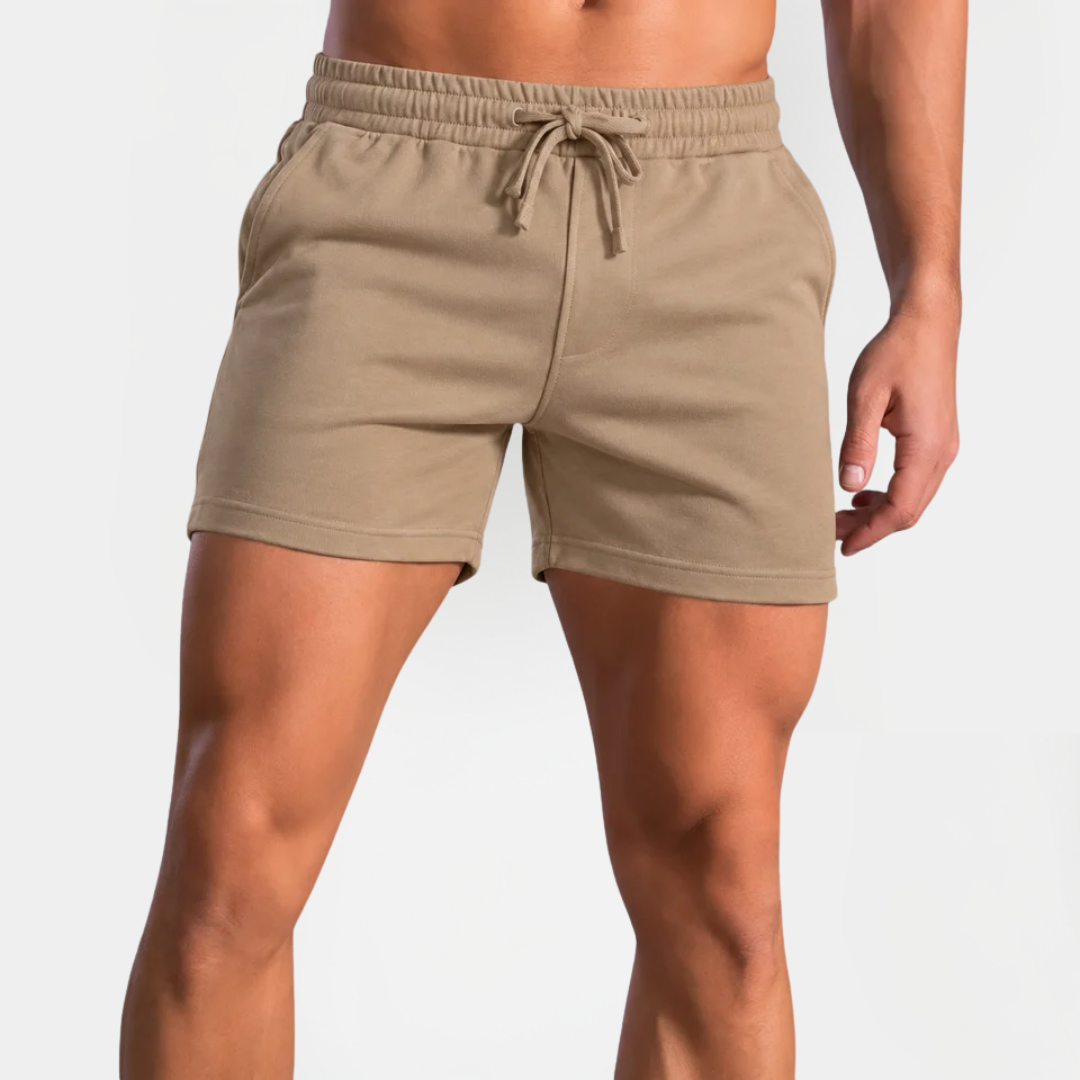Finn | Cotton Blend Drawstring Shorts