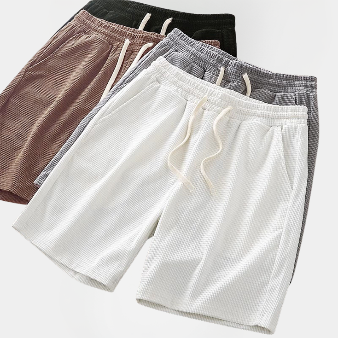 Nash | Textured Drawstring Shorts