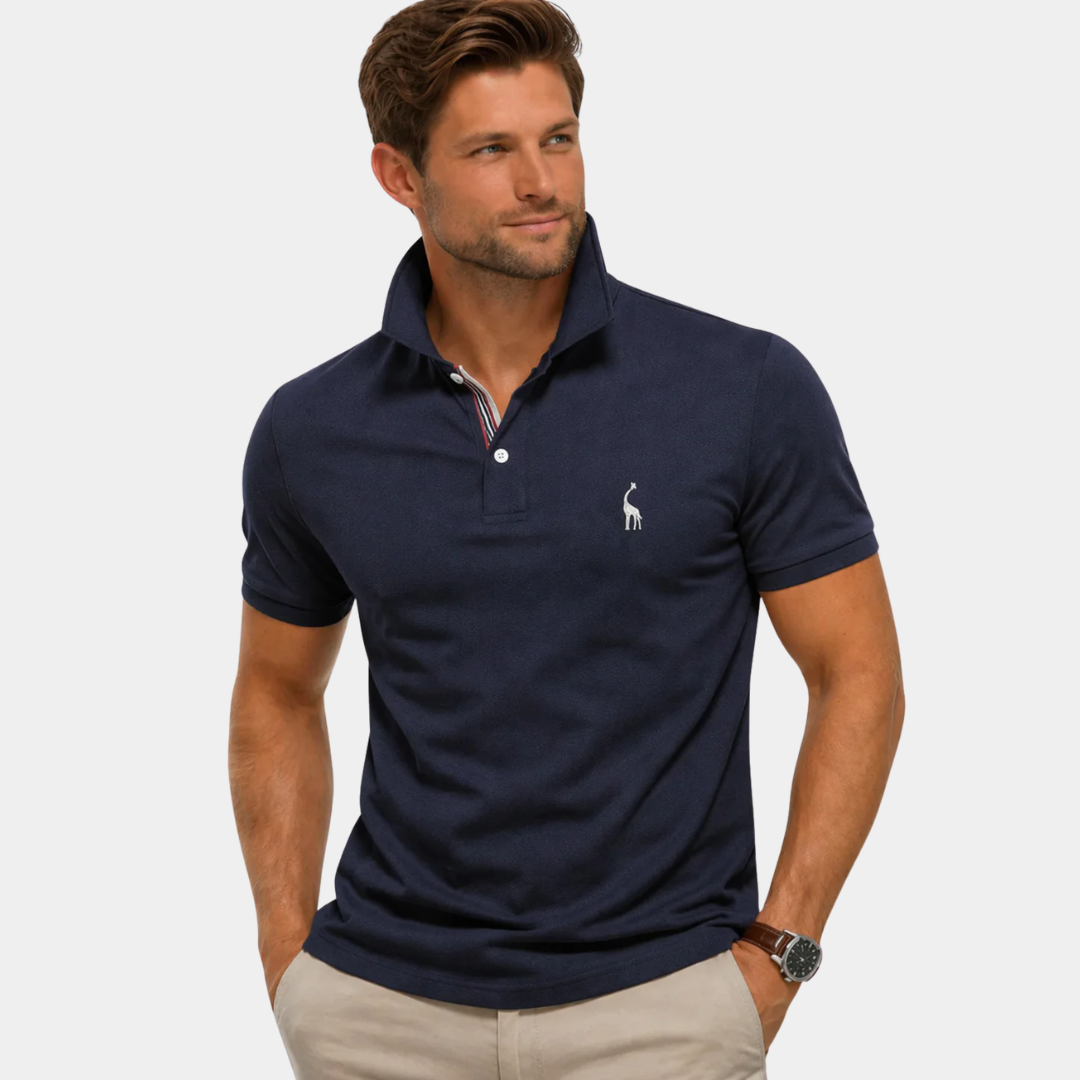 Hudson | Tipped Collar Polo Shirt