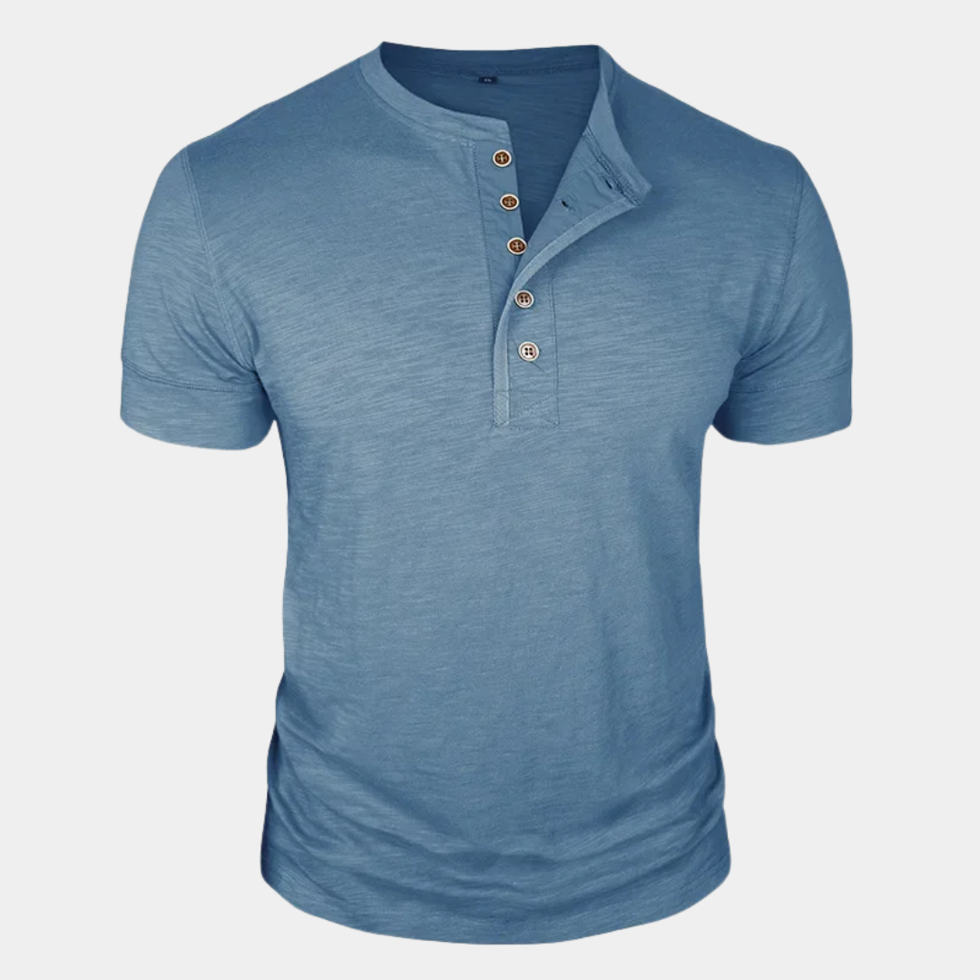 Cooper | Classic Henley T-Shirt