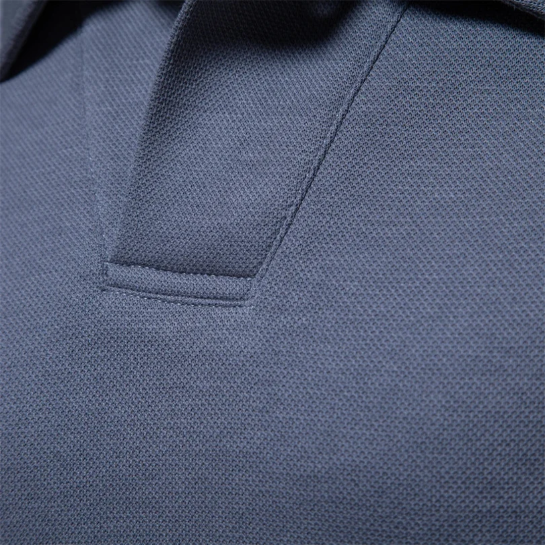 Logan | Piqué Long Sleeve Polo Shirt