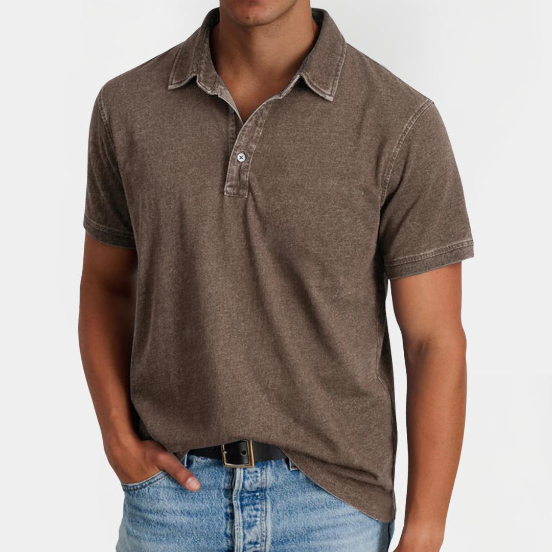 Wesley | Washed Casual Polo