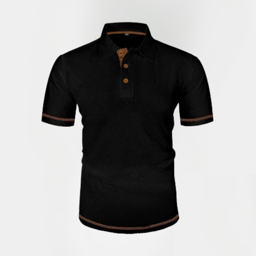 Evan | Textured Casual Polo