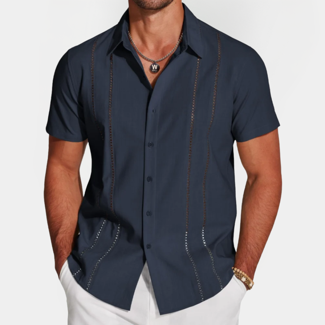 Dorian | Open Collar Summer Shirt