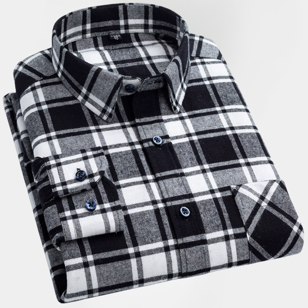 Douglas | Checked Cotton Overshirt