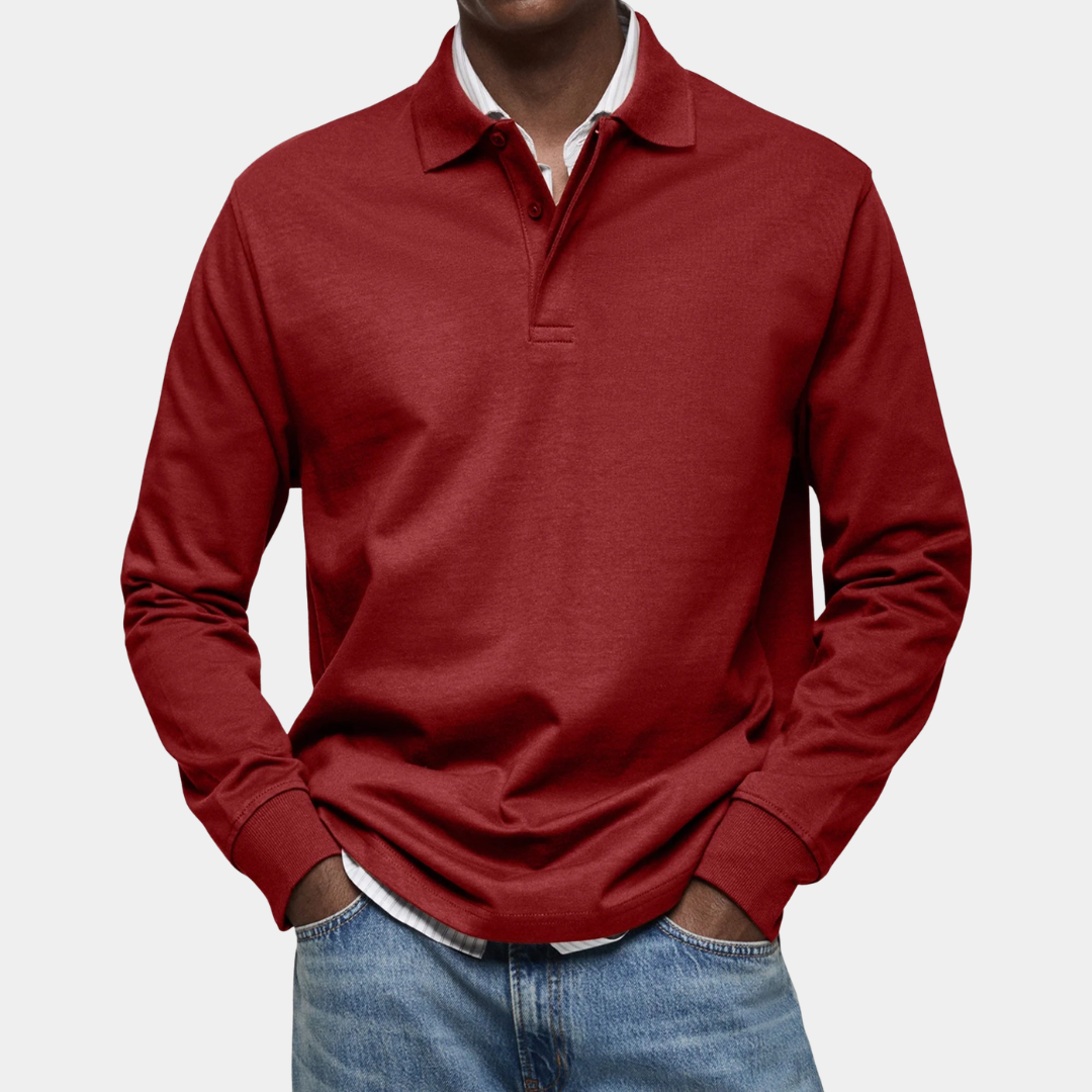 Mason | Classic Long Sleeve Polo Shirt