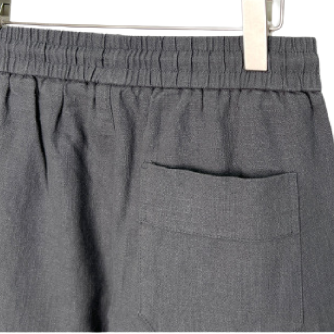 Harvey | Linen Blend Drawstring Shorts