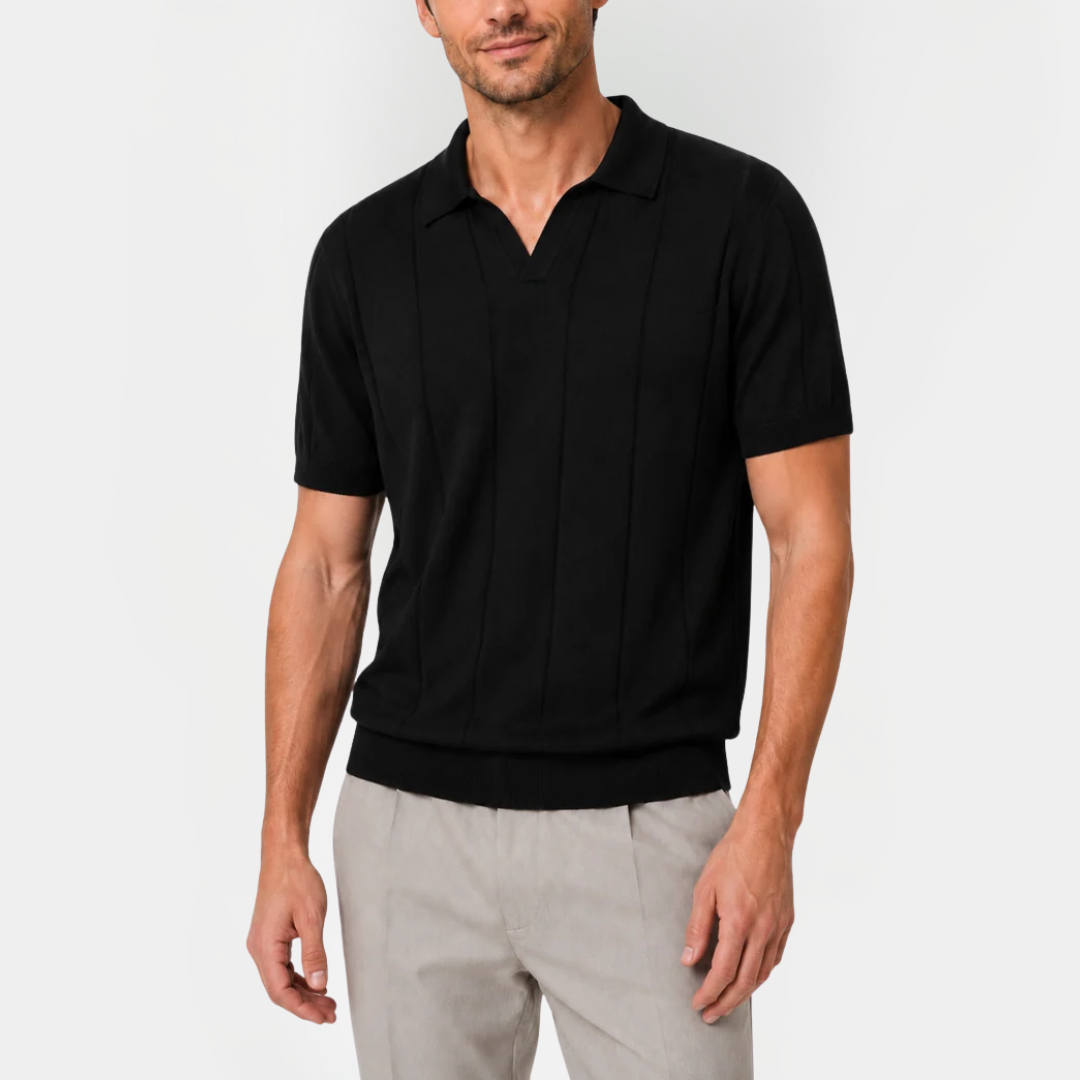 Sterling | Buttonless Polo Shirt