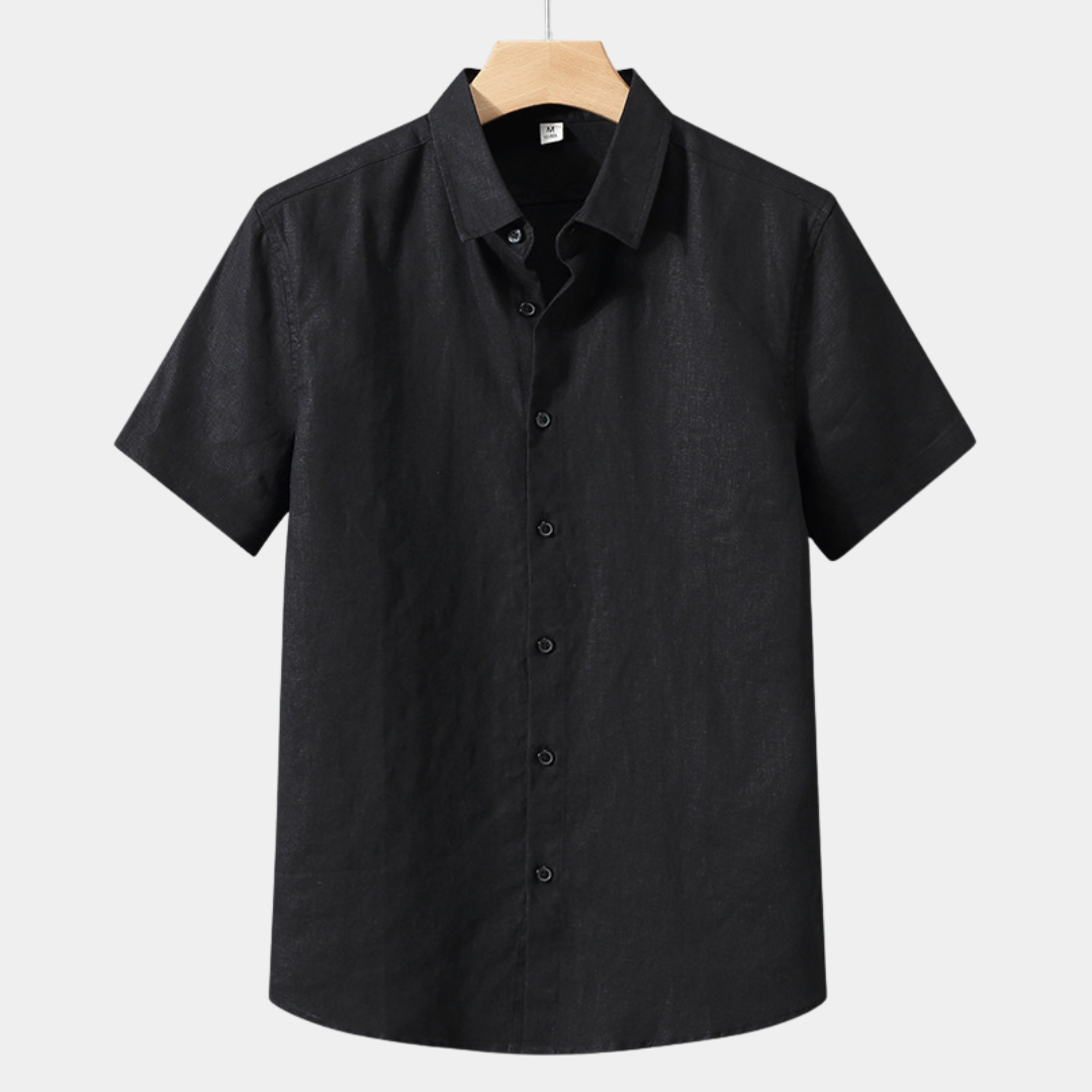 Finn | Classic Linen Short Sleeve Shirt