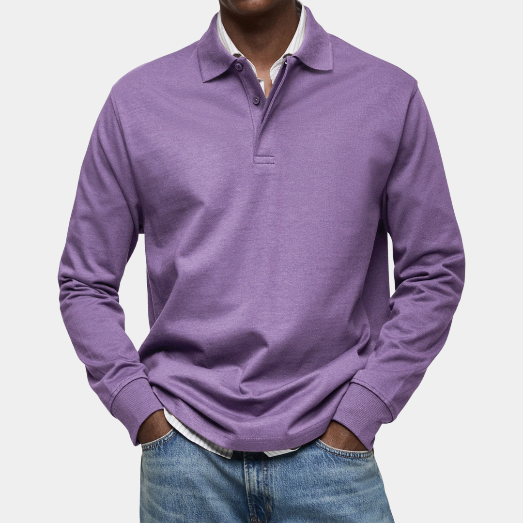 Mason | Classic Long Sleeve Polo Shirt