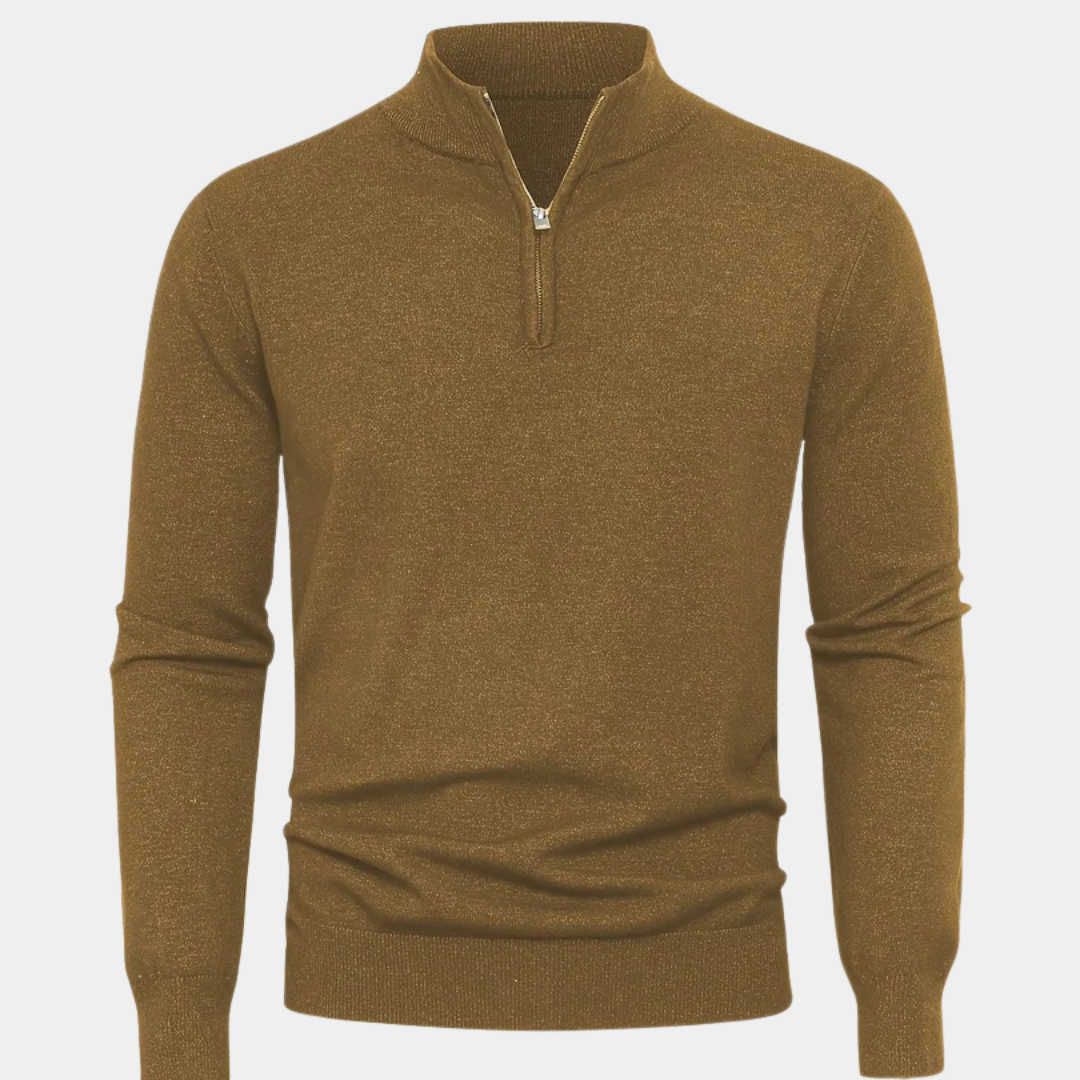 Everett | Quarter-Zip Knit Sweater