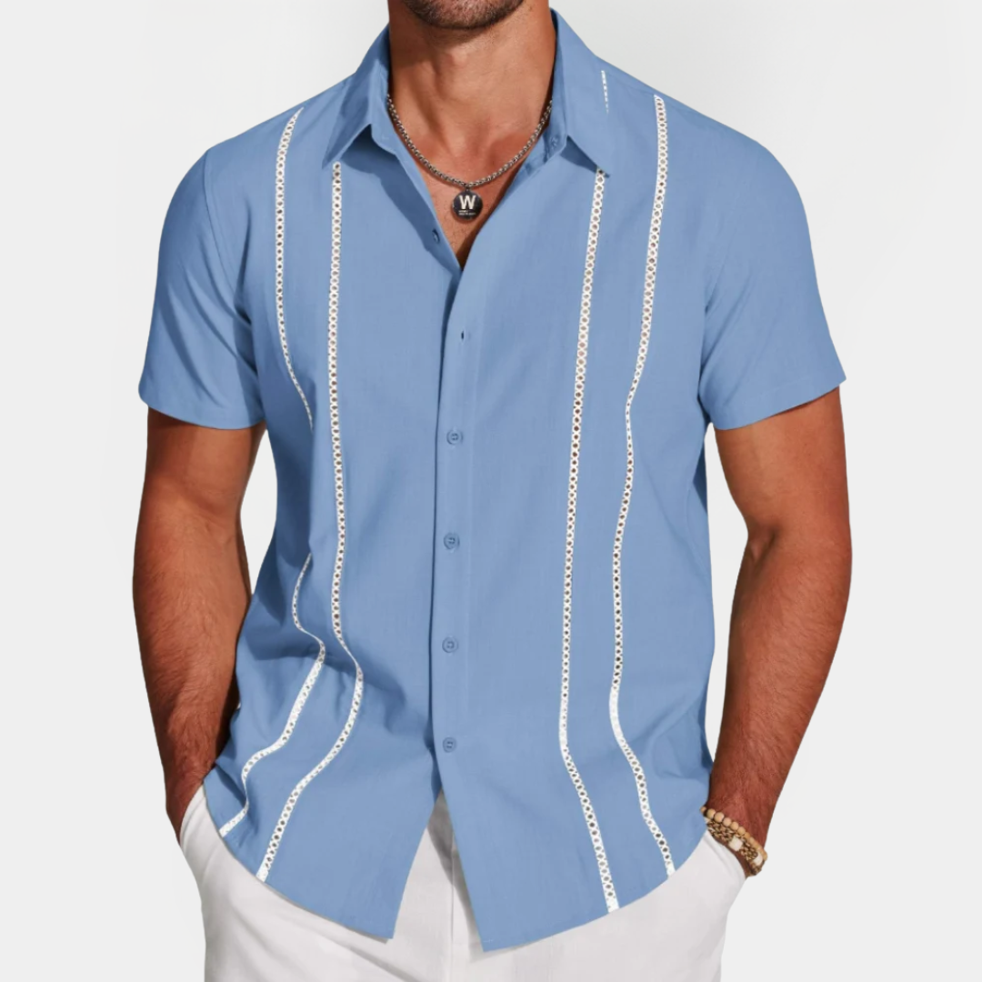 Dorian | Open Collar Summer Shirt
