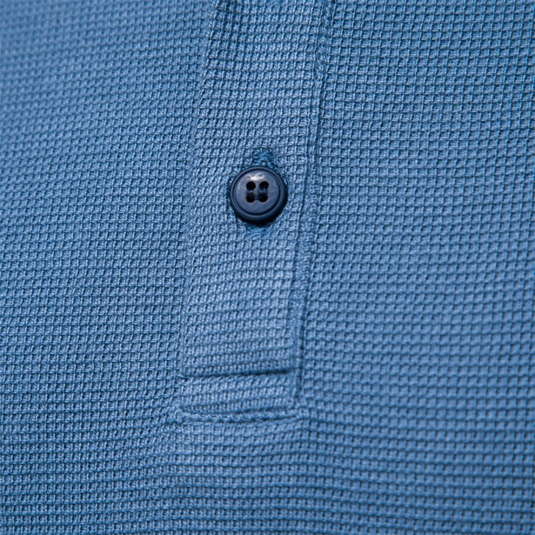 Micah | Cotton Long Sleeve Henley Shirt