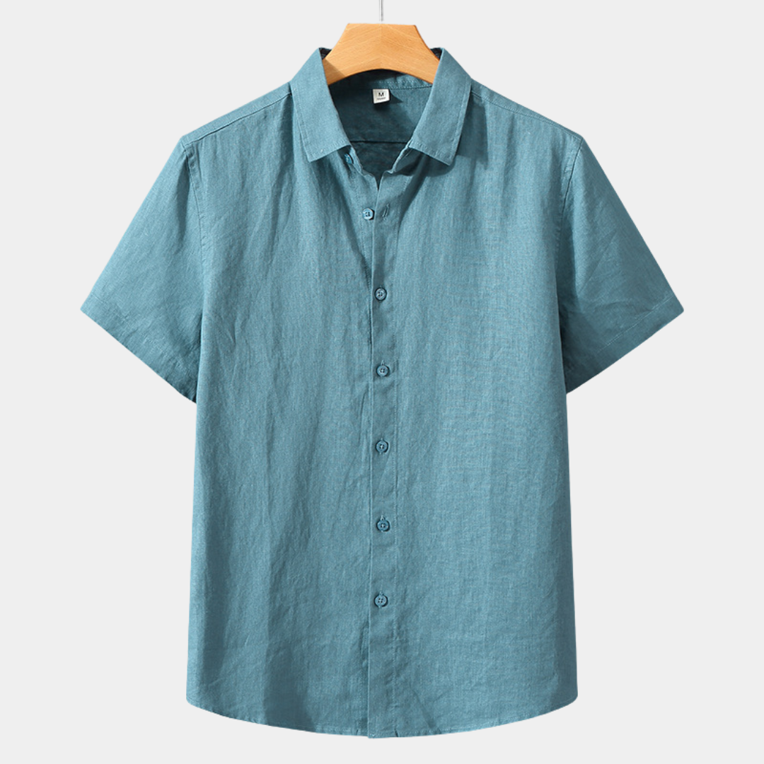 Finn | Classic Linen Short Sleeve Shirt