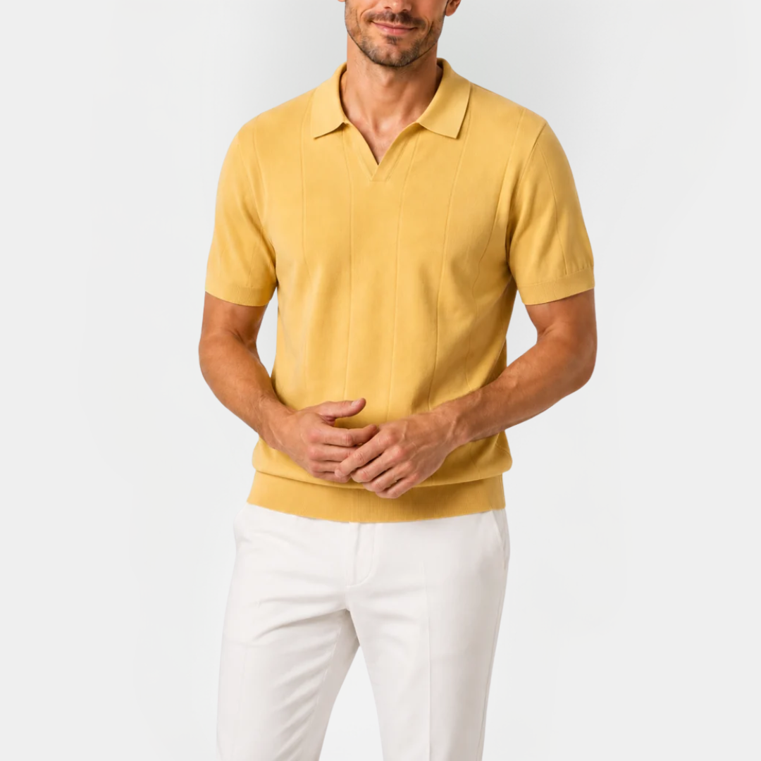 Sterling | Buttonless Polo Shirt
