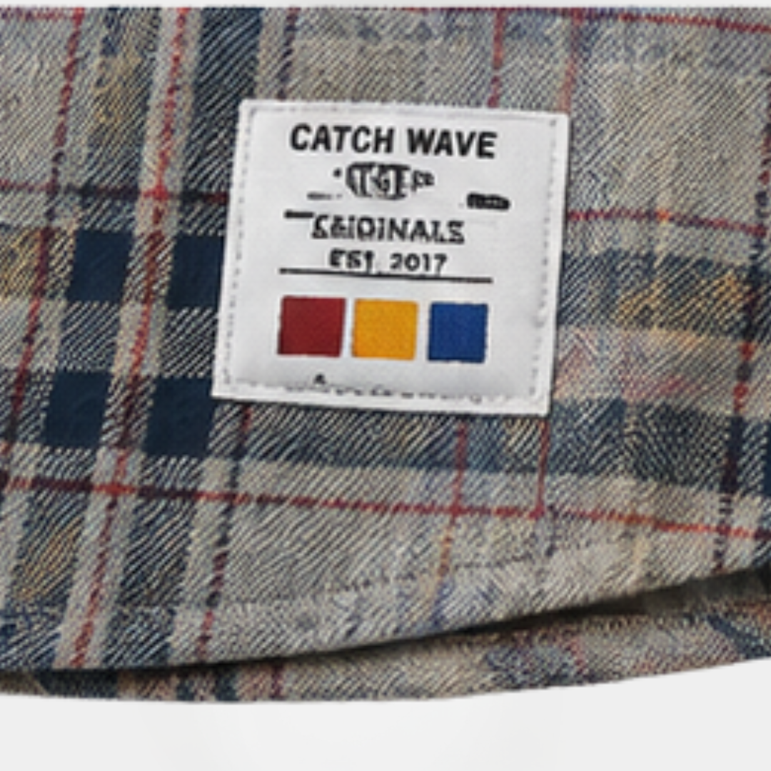 Franklin | Checked Cotton Blend Overshirt