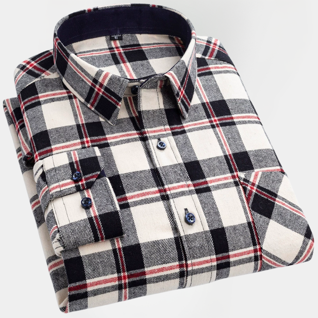 Douglas | Checked Cotton Overshirt