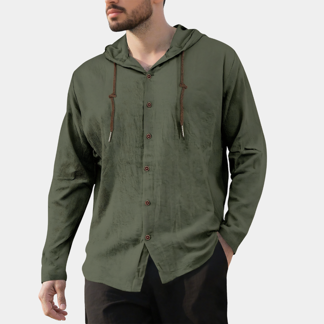 Hudson | Hooded Cotton Shirt