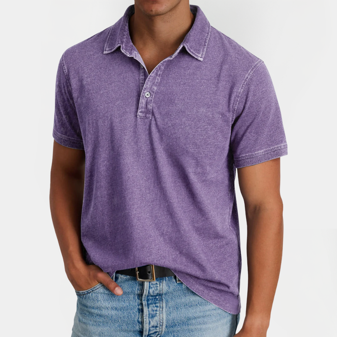 Wesley | Washed Casual Polo