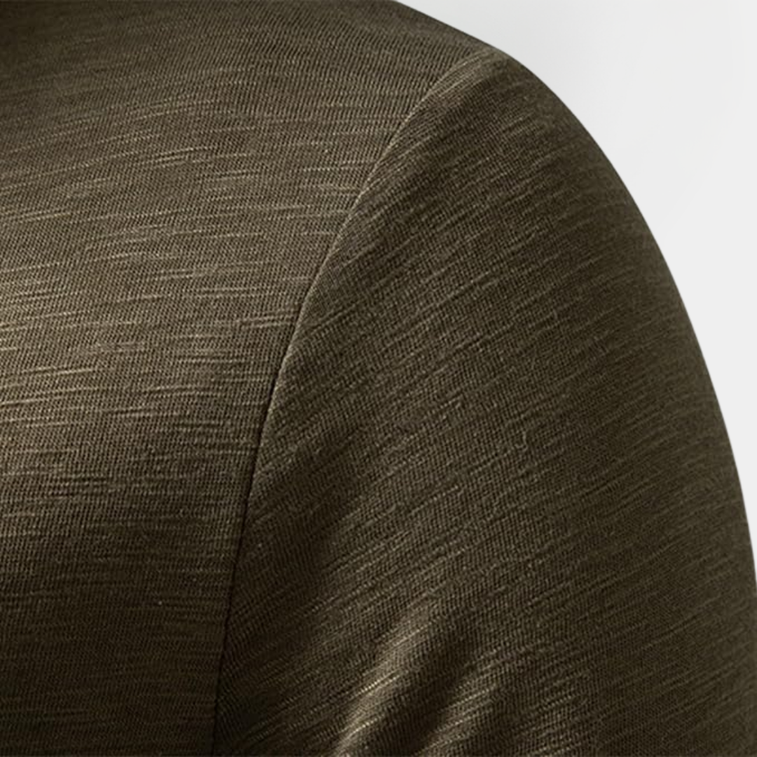 Spencer | Long Sleeve Henley Shirt