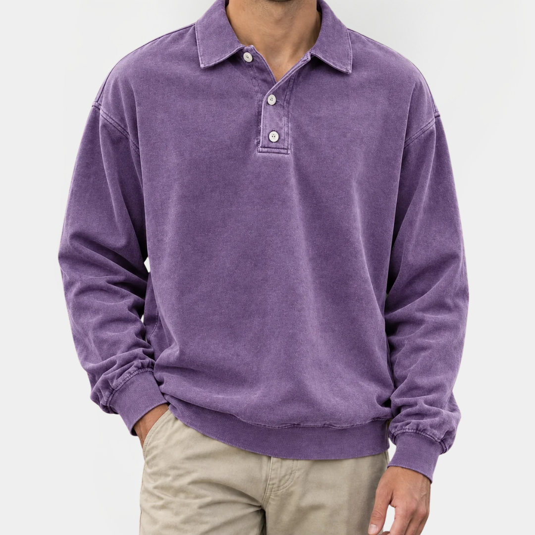 Marshall | Long Sleeve Polo Shirt