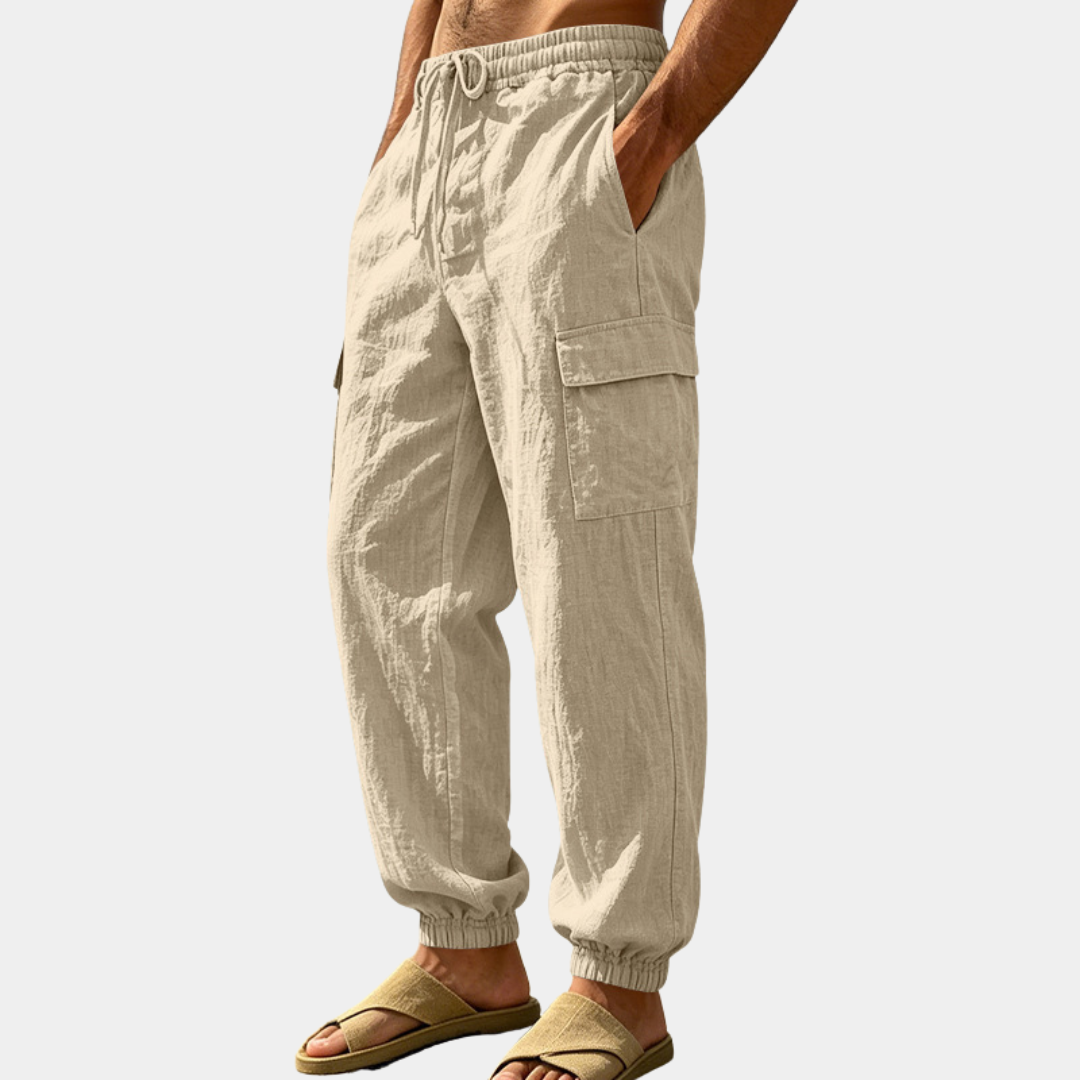 Hudson | Linen Blend Cargo Pants